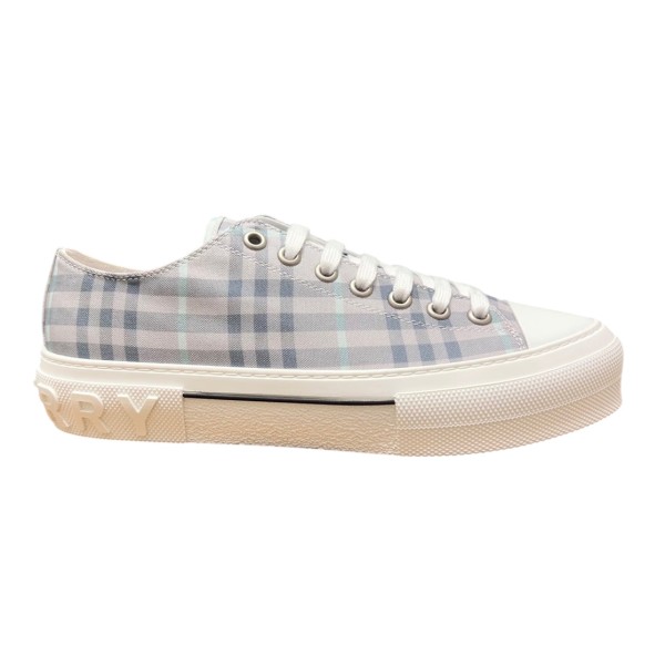 BURBERRY CHECK COTTON SNEAKERS - BBR127