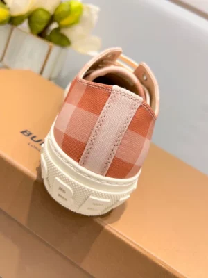 BURBERRY CHECK COTTON SNEAKERS - BBR128