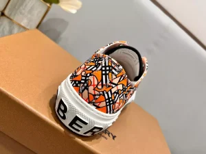 BURBERRY CHECK COTTON SNEAKERS - BBR129