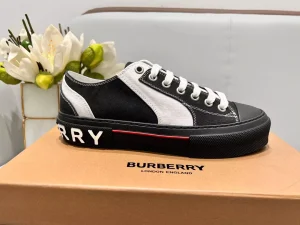 BURBERRY CHECK COTTON SNEAKERS - BBR130