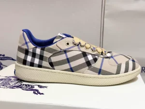 BURBERRY TERRACE CHECK SNEAKERS - BBR095