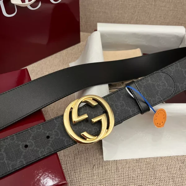 GUCCI BELT WITH INTERLOCKING G BUCKLE 4CM - B109