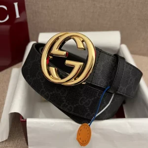 GUCCI BELT WITH INTERLOCKING G BUCKLE 4CM - B109