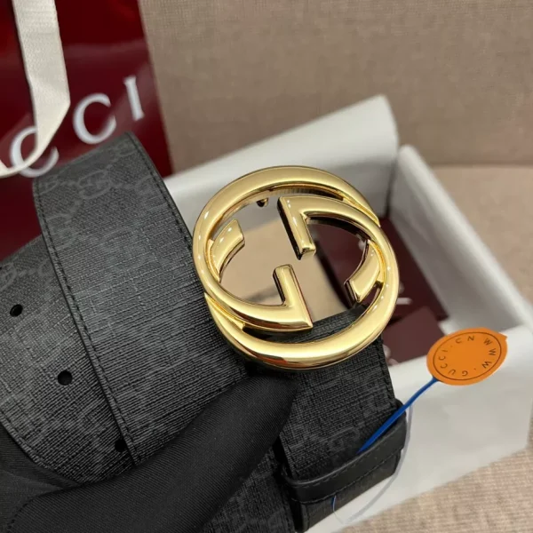 GUCCI BELT WITH INTERLOCKING G BUCKLE 4CM - B109