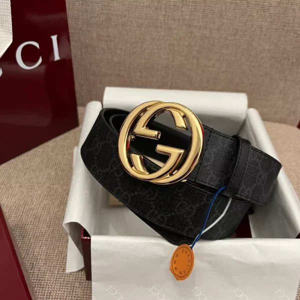 GUCCI BELT WITH INTERLOCKING G BUCKLE 4CM - B109