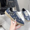 DIOR B01 MATCHPOINT SNEAKERS UNISEX SMOOTH CALFSKIN AND JACQUARD CANVAS BLUEGREY – CD179