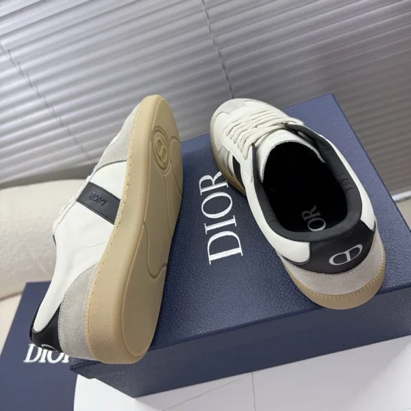 DIOR B01 MATCHPOINT SNEAKERS UNISEX SUEDE AND SMOOTH CALFSKIN GREYWHITE – CD180