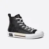 DIOR B23 HIGH-TOP SNEAKERS UNISEX CD DIAMOND CANVAS BLACK – CD177