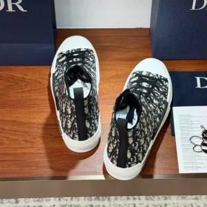 DIOR B23 HIGH-TOP SNEAKERS UNISEX OBLIQUE JACQUARD BLUE – CD163