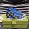 GUCCI TENNIS 1977 HIGH-TOP SHOES SNEAKERS IN BLACKBLUE - GC284