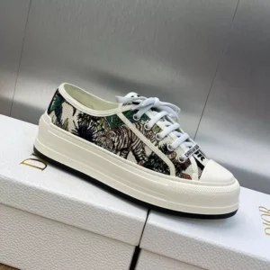WALK'N'DIOR PLATFORM SNEAKERS UNISEX ETOILE DE VOYAGE EMBROIDERED MULTICOLOR – CD168