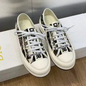 WALK'N'DIOR PLATFORM SNEAKERS UNISEX ETOILE DE VOYAGE EMBROIDERED MULTICOLOR – CD168
