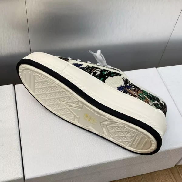 WALK'N'DIOR PLATFORM SNEAKERS UNISEX ETOILE DE VOYAGE EMBROIDERED MULTICOLOR – CD168
