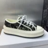 WALK'N'DIOR PLATFORM SNEAKERS UNISEX TOILE DE JOUY MEXICO EMBROIDERED BLACK – CD182