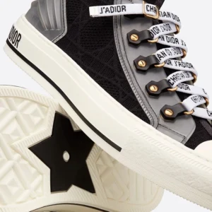WALK'N'DIOR SNEAKERS WOMEN CANNAGE TECHNICAL MESH BLACK – CD175