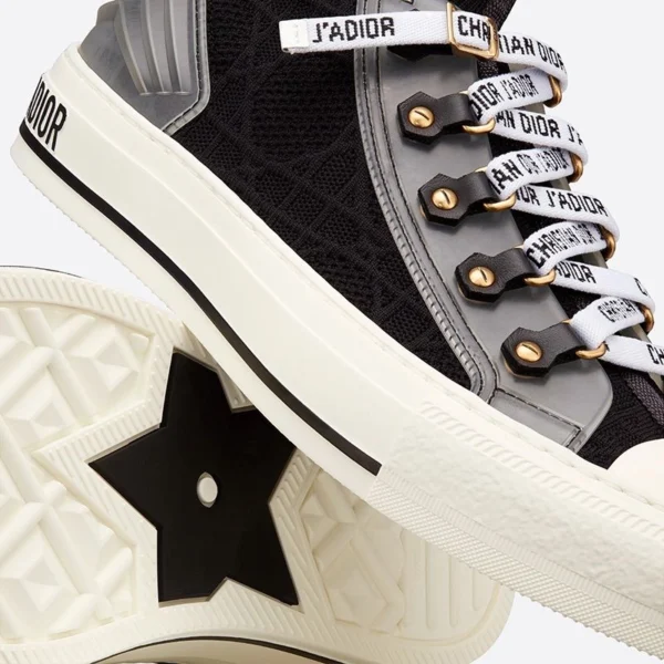 WALK'N'DIOR SNEAKERS WOMEN CANNAGE TECHNICAL MESH BLACK – CD175