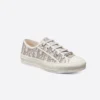 WALK'N'DIOR SNEAKERS WOMEN OBLIQUE EMBROIDERED COTTON GREY – CD170