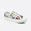 WALK'N'DIOR SNEAKERS WOMEN PIXEL ZODIAC EMBROIDERED WHITE – CD157