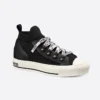 WALK'N'DIOR SNEAKERS WOMEN TECHNICAL MESH AND CALFSKIN BLACK – CD174
