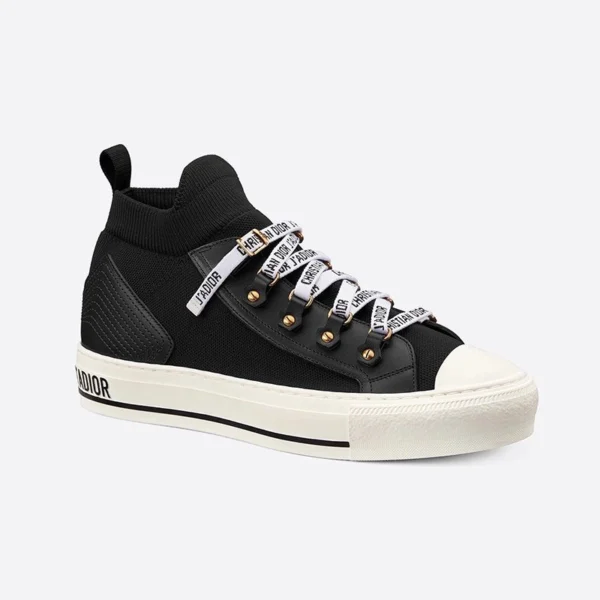 WALK'N'DIOR SNEAKERS WOMEN TECHNICAL MESH AND CALFSKIN BLACK – CD174