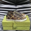 GUCCI TENNIS 1977 SHOES SNEAKERS IN EBONY/BEIGE - GC279