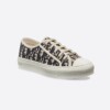 WALK'N'DIOR SNEAKERS WOMEN OBLIQUE EMBROIDERED COTTON BLUE – CD159
