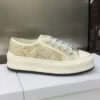 WALK'N'DIOR PLATFORM SNEAKERS UNISEX JARDIN D'HIVER EMBROIDERED GOLD – CD188