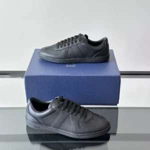 DIOR B01 MATCHPOINT SNEAKERS BLACK SMOOTH CALFSKIN – CD224
