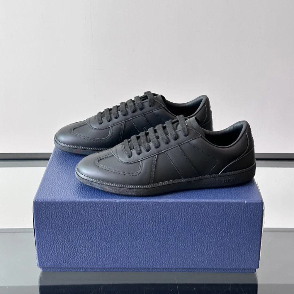 DIOR B01 MATCHPOINT SNEAKERS BLACK SMOOTH CALFSKIN – CD224