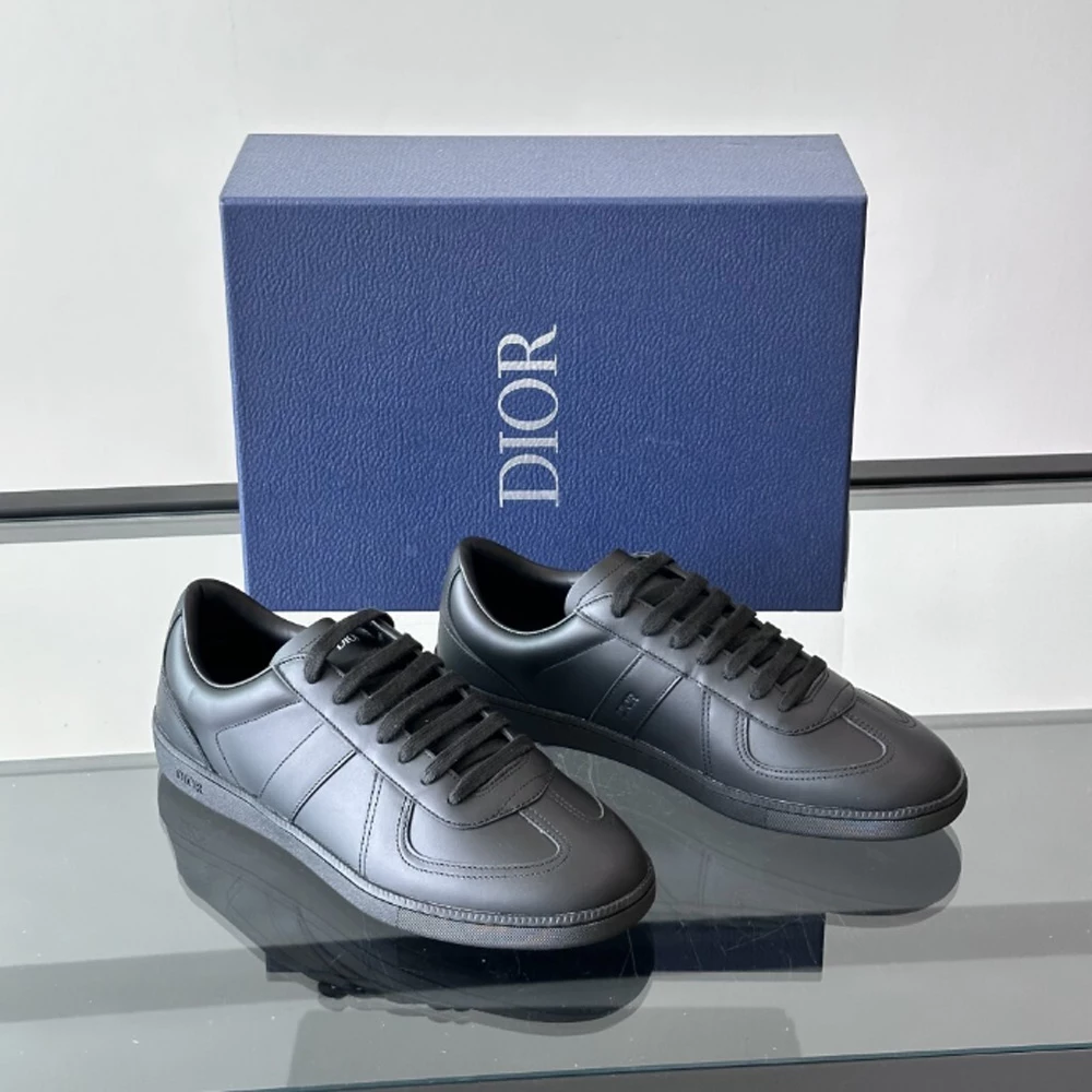 DIOR B01 MATCHPOINT SNEAKERS BLACK SMOOTH CALFSKIN – CD224