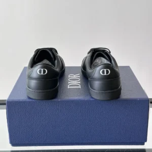 DIOR B01 MATCHPOINT SNEAKERS BLACK SMOOTH CALFSKIN – CD224