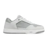 DIOR B27 UPTOWN LOW-TOP SNEAKERS WHITE SMOOTH CALFSKIN AND WHITE OBLIQUE JACQUARD – CD217