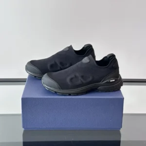 DIOR B30 COUNTDOWN SNEAKERS BLACK TECHNICAL MESH AND BLACK TECHNICAL FABRIC – CD228