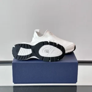 DIOR B30 COUNTDOWN SNEAKERS WHITE TECHNICAL MESH AND BLACK TECHNICAL FABRIC – CD229