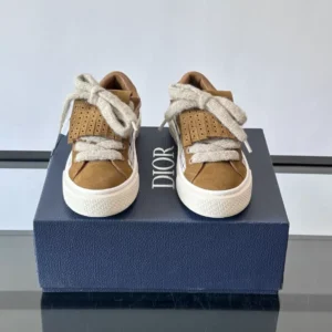 DIOR B33 SPIN SNEAKERS IN BROWN – CD220