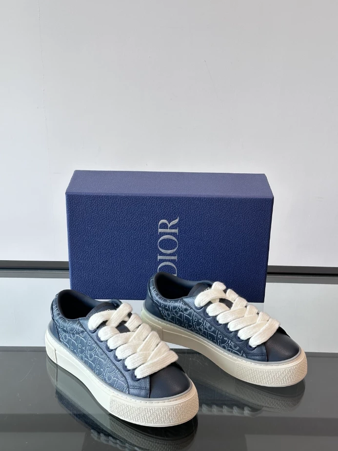 DIOR B33 SPIN SNEAKERS IN NAVY BLUE – CD202