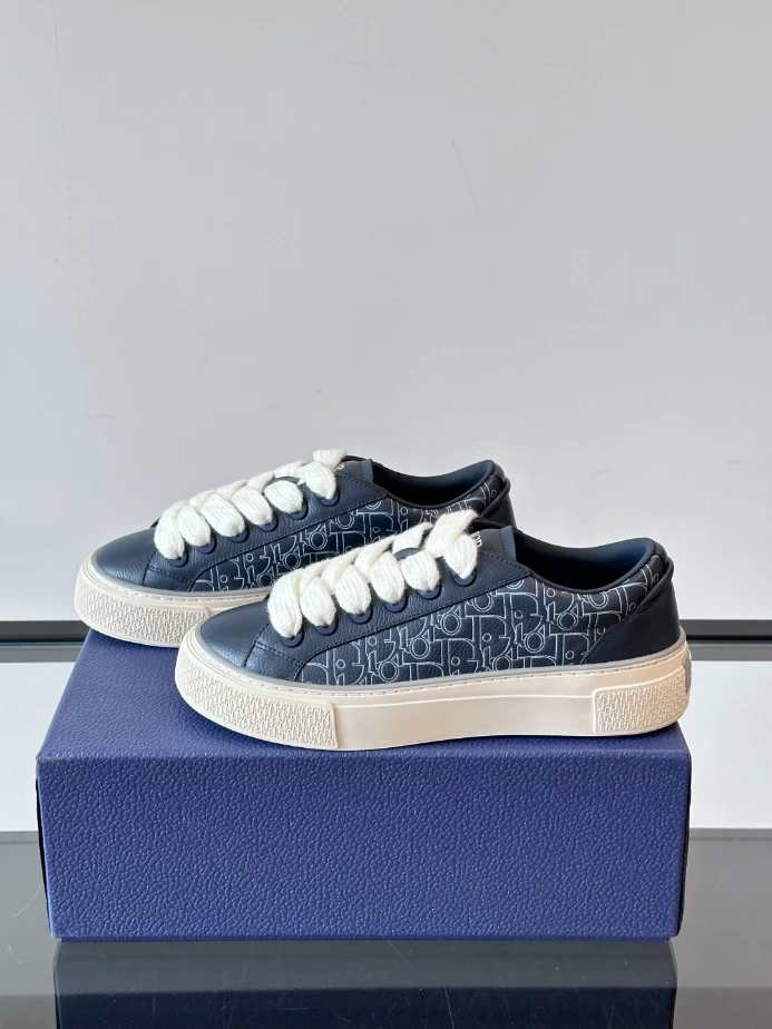 DIOR B33 SPIN SNEAKERS IN NAVY BLUE – CD202