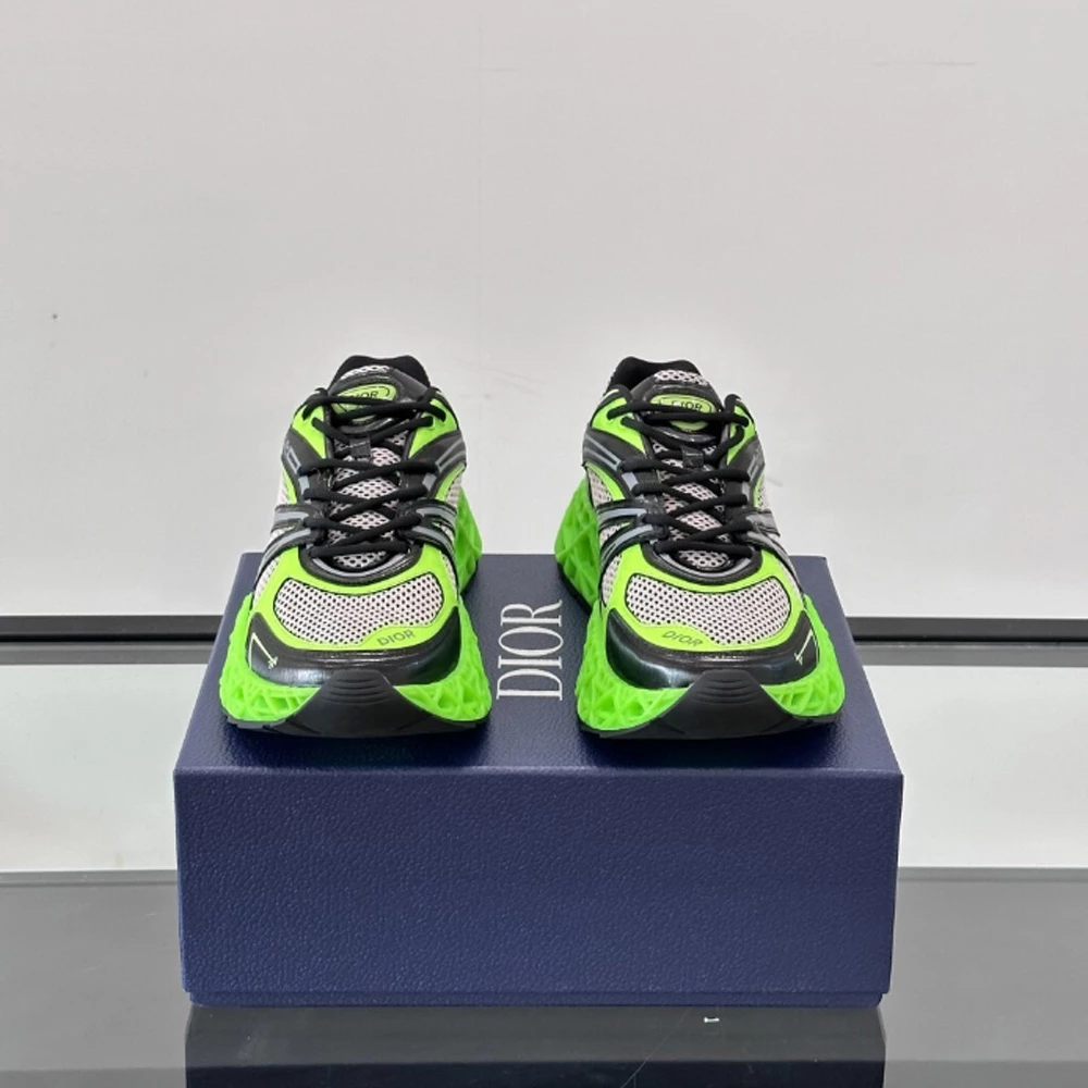 DIOR B35 NXXT-SNEAKERS IN GREY AND GREEN – CD231