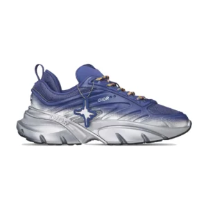 DIOR B44 BLADE SNEAKERS GRADIENT BLUE AND SILVER-TONE – CD212