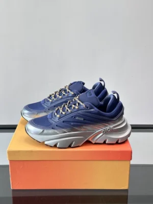 DIOR B44 BLADE SNEAKERS GRADIENT BLUE AND SILVER-TONE – CD212