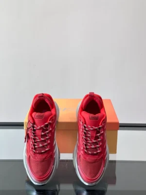 DIOR B44 BLADE SNEAKERS GRADIENT RED AND SILVER-TONE – CD209