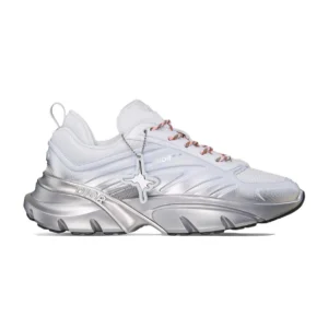 DIOR B44 BLADE SNEAKERS GRADIENT WHITE AND SILVER-TONE – CD210