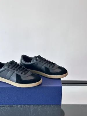 DIOR B01 MATCHPOINT SNEAKER BLACK SMOOTH CALFSKIN AND BLACK SUEDE – CD241
