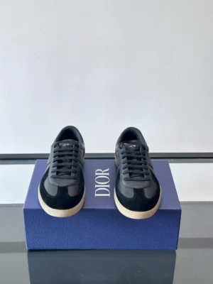 DIOR B01 MATCHPOINT SNEAKER BLACK SMOOTH CALFSKIN AND BLACK SUEDE – CD241
