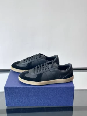 DIOR B01 MATCHPOINT SNEAKER BLACK SMOOTH CALFSKIN AND BLACK SUEDE – CD241