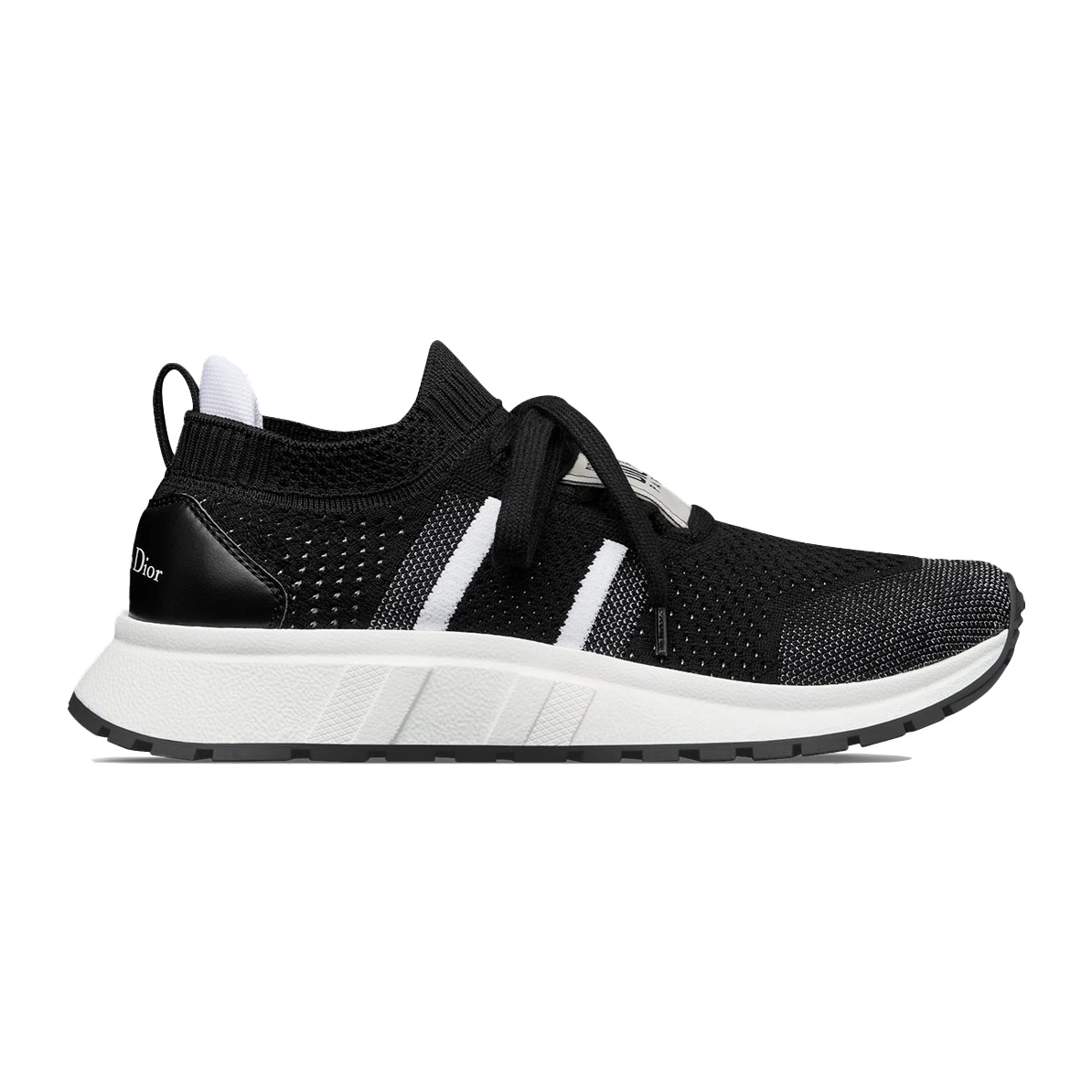 DIOR RUN'N'DI0R SNEAKERS BLACK AND WHITE TECHNICAL MESH – CD244