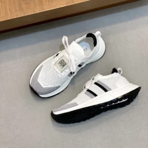 DIOR RUN'N'DI0R SNEAKERS WHITE AND BLACK TECHNICAL MESH – CD242